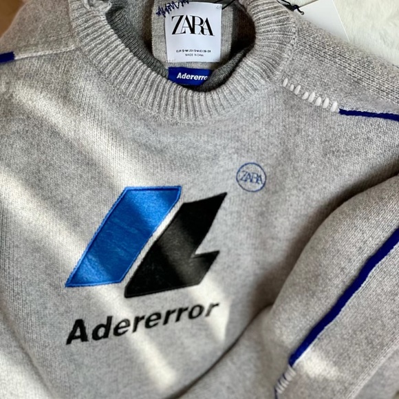 ADER ERROR x ZARA Oversized Wool Sweater - Picture 9 of 12